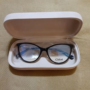 Chloe Black Cat Eye Rim Eyeglasses 53mm